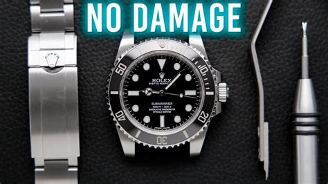 how to take off a rolex|how to remove a rolex link.